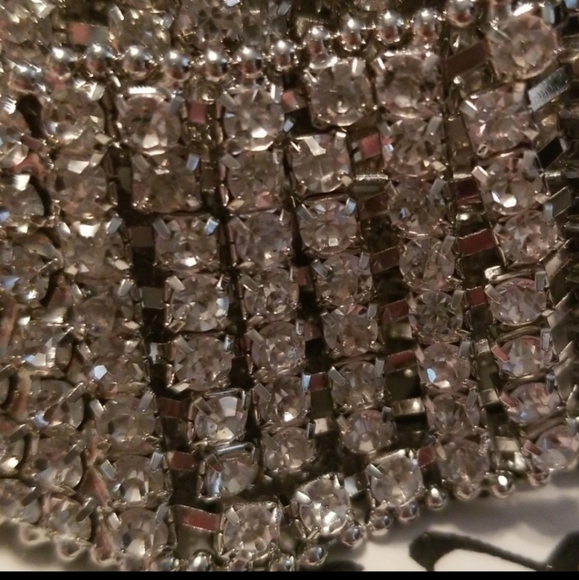 Silver Rhinestone bling belt